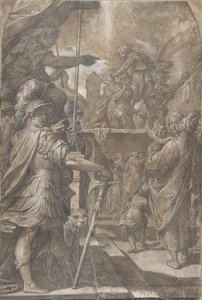Umučení ženy svaté Anežky, 1605-9. od Camillo Procaccini