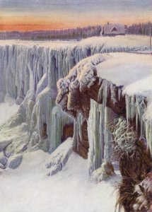 Niagarské vodopády zamrzlé v zimě (barevné foto) od Canadian Photographer