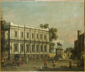 Capriccio budov ve Whitehallu, kolem roku 1754 od Giovanni Antonio Canal