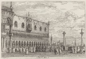 Canaletto - La Piera del Bando. V. - Umělecký projekt Google od Canaletto