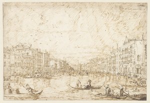 Canal Grande v Benátkách od Canaletto