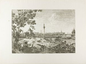 Imaginární pohled na Padovu z Veduty od Canaletto
