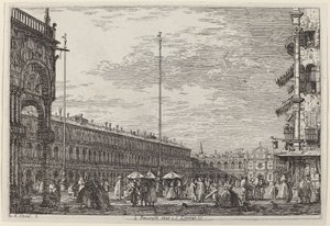 Le Procuratie niove e S. Ziminian V., c. 17351746. od Canaletto