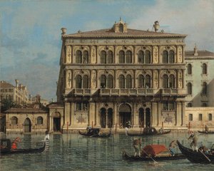 Palazzo Vendramin-Calergi na Canal Grande, Benátky od Canaletto