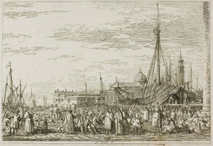 Trh na Molo, od Vedute od Canaletto