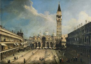 Náměstí San Marco v Benátkách od Canaletto