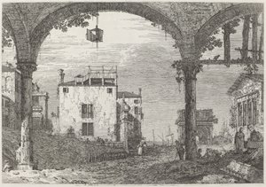 Portico s lucernou, c. 17351746. od Canaletto