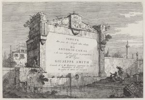 Titulní štítek od Canaletto