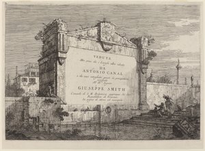 Titulní štítek, c. 17351746. od Canaletto