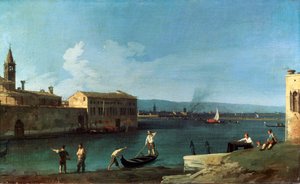 Pohled na Benátky, 18. století od Giovanni Antonio Canal