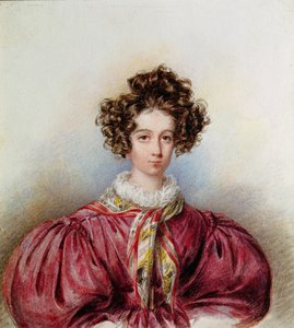 Portrét George Sandové (1804-76) 1830 (pastel na papíře)