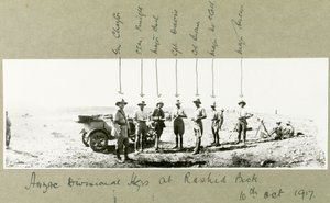 Velitelství divize ANZAC v Rashid Becku, říjen 1917 od Capt. Arthur Rhodes