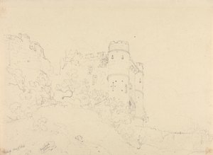 Hrad Carisbrooke, 9. května 1826 od Capt. Thomas Hastings