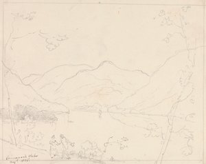 Crummock Water, srpen 1835 od Capt. Thomas Hastings