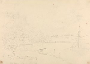 Fish House, Isle of Wight, září 1826 od Capt. Thomas Hastings