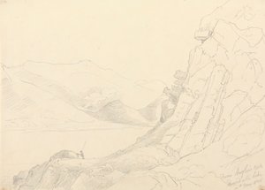Z Anglers Rock, Ennerdale Lake, 10. května 1836 od Capt. Thomas Hastings