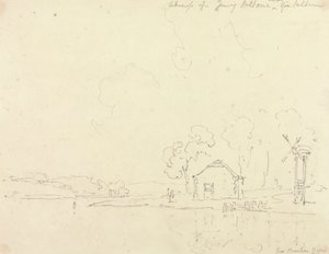 Z řeky Beaulieu, Hampshire od Capt. Thomas Hastings