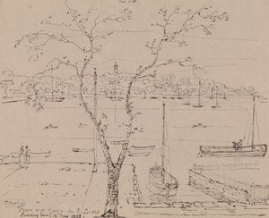 Z našeho domu v East Cowes, neděle večer, 12. května 1833 od Capt. Thomas Hastings
