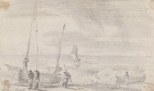 Pláž Hastings, 5. listopadu 1815 od Capt. Thomas Hastings