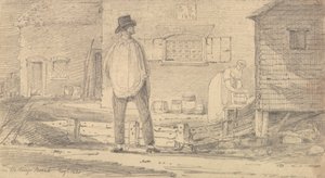 Na pláži Hastings, srpen 1821 od Capt. Thomas Hastings