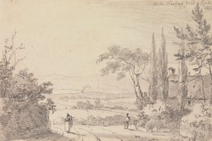 Na Newport Road, duben 1826 od Capt. Thomas Hastings