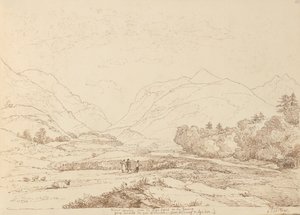 River Laune z High Road z Killarney & Aghadoe, 6. září 1841