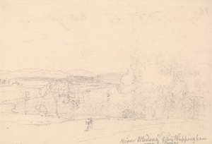 Řeka Medina z Whippinghamu poblíž East Cowes od Capt. Thomas Hastings