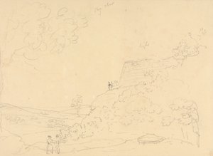 Náčrt bašty Hillside, Isle of Wight od Capt. Thomas Hastings