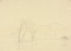 The Needles a sladkovodní útesy, Isle of Wight od Capt. Thomas Hastings
