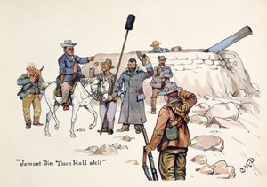 Jemoet die Town Hall parodie, z The Leaguer of Ladysmith, 1900