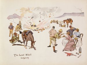 The Last Shell, Ladysmith, z The Leaguer of Ladysmith, 1900 od Captain Clive Dixon