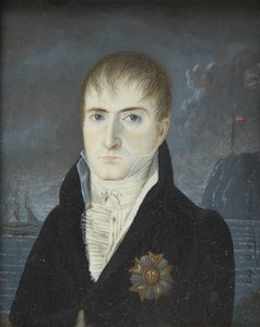 Portrét Napoleona Bonaparta na ostrově Svatá Helena, 1820