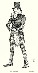 Postava Dickense: Bob Cratchit (litho)
