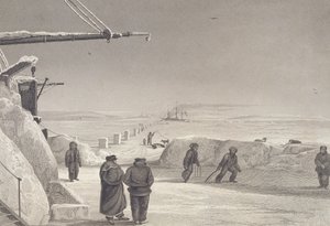 Situace H.M. Lodě Fury und Hecla v Igloolik, 1822-23, z 