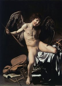Německy: Amor als Sieger Amor Vincit Omnia od Caravaggio