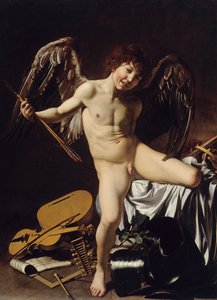 Německy: Amor als Sieger Amor Vincit Omnia od Caravaggio