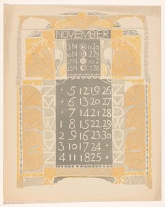 Kalenderblatt November 1899