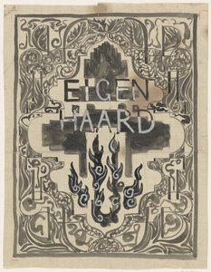 Design pro obálku Eigena Haarda od Carel Adolph Lion Cachet