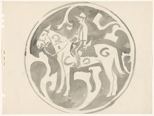 Design pro kanadské mountie znamení od Carel Adolph Lion Cachet