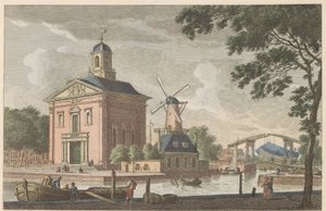 Anglický kostel v Rotterdamu, asi 1790 Anglická biskupská církev v Rotterdamu / L