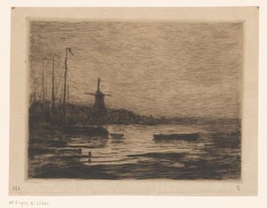 Pohled na Zwijndrecht v noci
