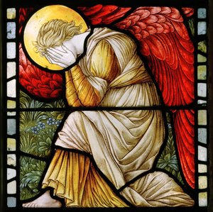 Betws Bledrws, St Bledrws, Shrigley & Hunt (1873-1982), Carl Almquist, Plačící anděl, 1886