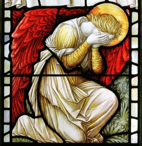 Betws Bledrws, St Bledrws, Shrigley & Hunt (1873-1982), Carl Almquist, Plačící anděl, 1886