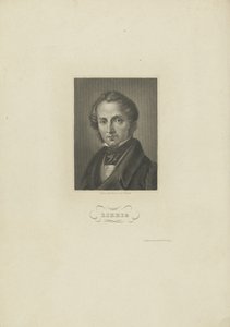 Portrét chemika Justuse von Liebiga, c. 1840 od Carl Barth