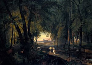 Lesní cesta u Spandau, 1835