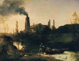 Válcovna Neustadt-Eberswalde od Carl Blechen