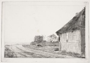 Dům a zahrada u moře od Carl Bloch
