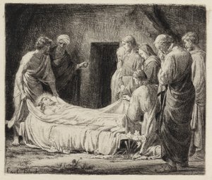 Pohřeb Krista od Carl Bloch