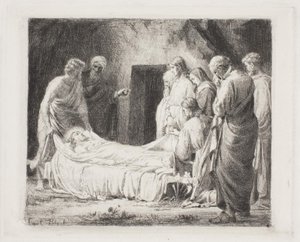 Pohřeb Krista od Carl Bloch
