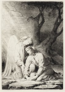 Kristus v Getsemanech od Carl Bloch